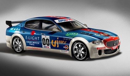 Swiss Team con la Maserati Quattroporte per Chiesa